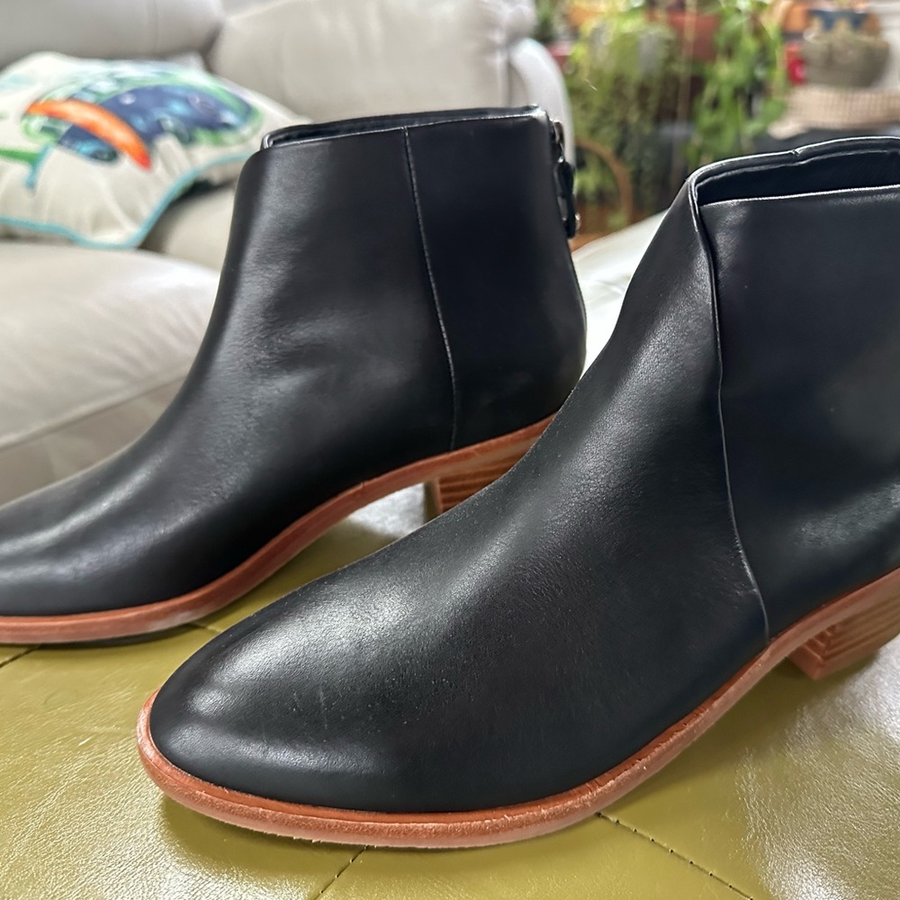 Soludos Black Ankle Boots - Picture 2 of 5
